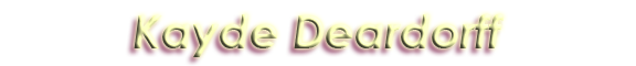 Kayde Deardorff